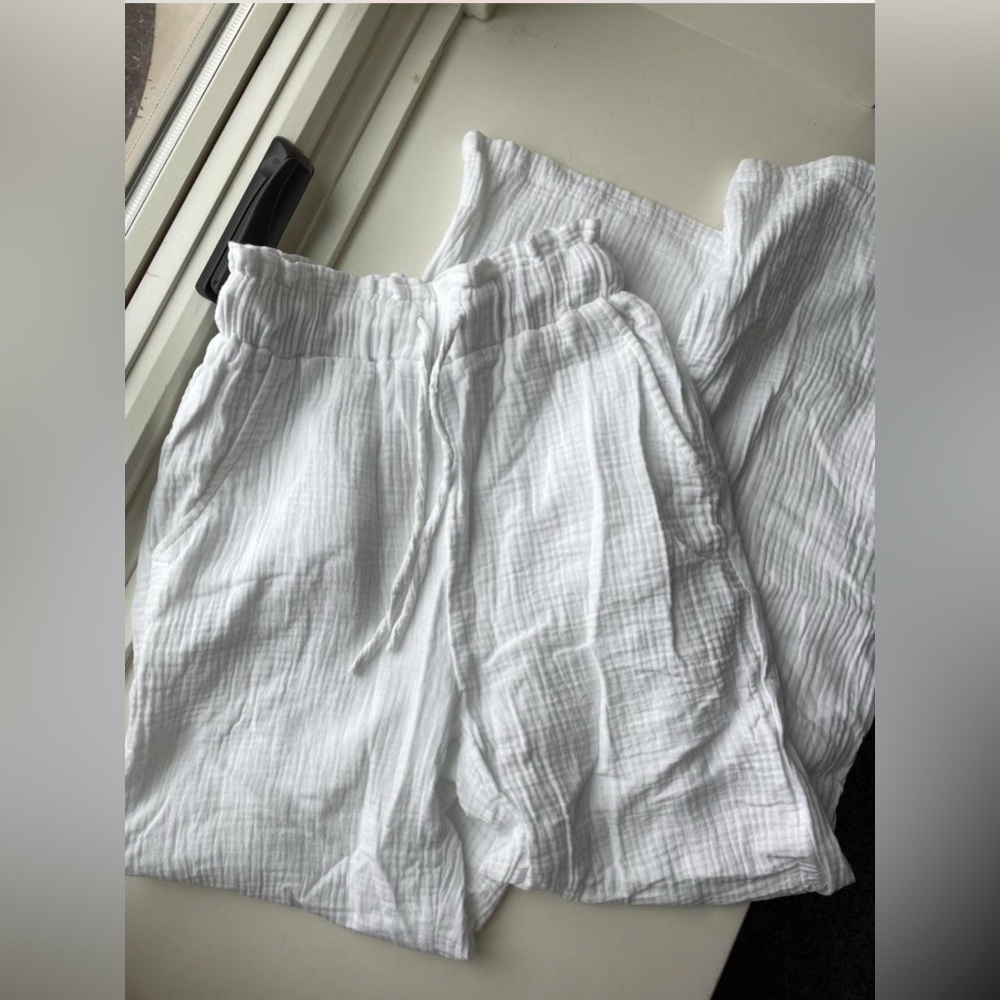 Sincerely Jules White Relaxed Fit Joggers